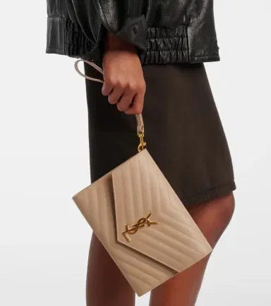 Saint Laurent Cassandre Small matelassé leather clutch | Thumbnail 2 Saint Laurent Cassandre Small matelassé leather clutch | Thumbnail 2