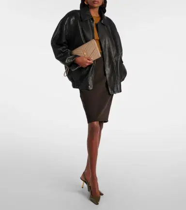 Saint Laurent Cassandre Small matelassé leather clutch | Thumbnail 3 Saint Laurent Cassandre Small matelassé leather clutch | Thumbnail 3