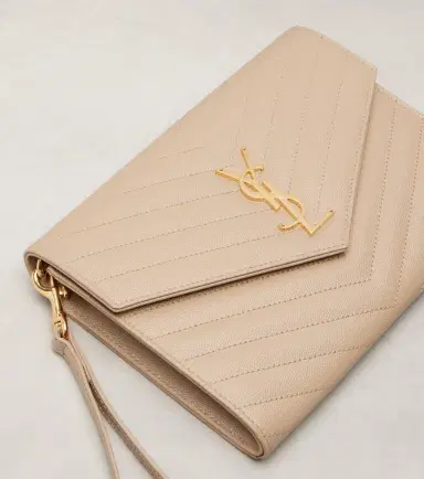 Saint Laurent Cassandre Small matelassé leather clutch | Thumbnail 6 Saint Laurent Cassandre Small matelassé leather clutch | Thumbnail 6
