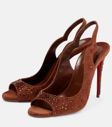 Christian Louboutin Nudes Degrachick suede sandals | Thumbnail 4 Christian Louboutin Nudes Degrachick suede sandals | Thumbnail 4