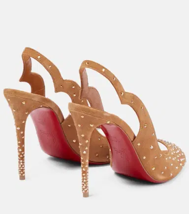 Christian Louboutin Nudes Degrachick suede sandals | Thumbnail 3 Christian Louboutin Nudes Degrachick suede sandals | Thumbnail 3