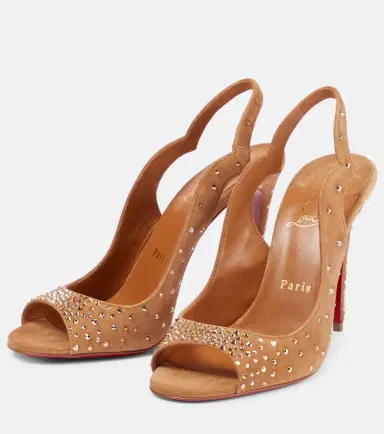Christian Louboutin Nudes Degrachick suede sandals | Thumbnail 4 Christian Louboutin Nudes Degrachick suede sandals | Thumbnail 4