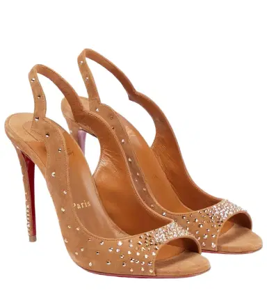 Christian Louboutin Nudes Degrachick suede sandals | Thumbnail 1 Christian Louboutin Nudes Degrachick suede sandals | Thumbnail 1