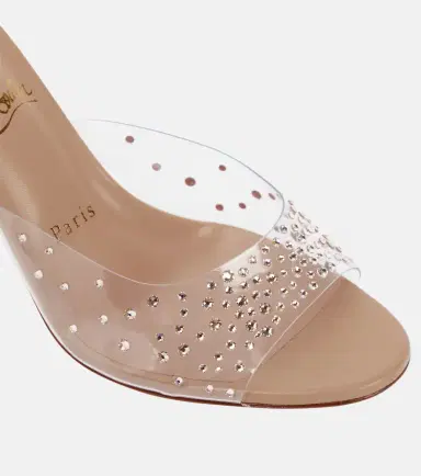 Christian Louboutin Nudes Degramule embellished mules | Thumbnail 4 Christian Louboutin Nudes Degramule embellished mules | Thumbnail 4