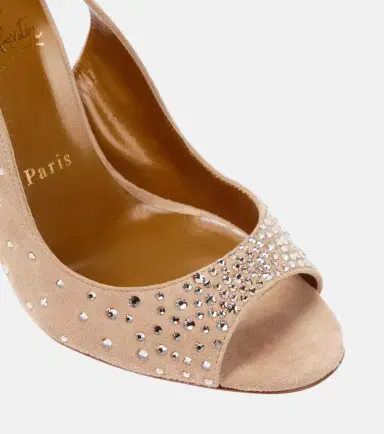 Christian Louboutin Nudes Degrachick suede sandals | Thumbnail 4 Christian Louboutin Nudes Degrachick suede sandals | Thumbnail 4