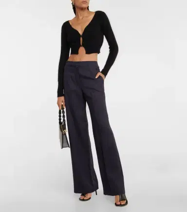 Jacquemus Le Cardigan Alzou cropped cardigan | Thumbnail 3 Jacquemus Le Cardigan Alzou cropped cardigan | Thumbnail 3