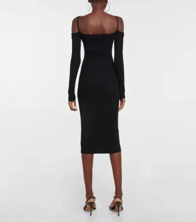 Jacquemus La Robe Sierra midi dress | Thumbnail 4 Jacquemus La Robe Sierra midi dress | Thumbnail 4