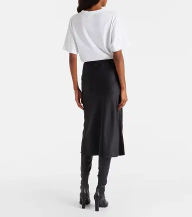 Joseph Isaak silk satin midi-skirt | Thumbnail 3 Joseph Isaak silk satin midi-skirt | Thumbnail 3