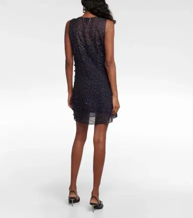 Coperni Embellished sheer silk minidress | Thumbnail 2 Coperni Embellished sheer silk minidress | Thumbnail 2