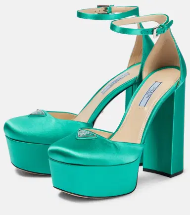 Prada Satin platform pumps | Thumbnail 3 Prada Satin platform pumps | Thumbnail 3