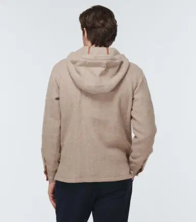 Giorgio Armani Hooded virgin wool blouson | Thumbnail 2 Giorgio Armani Hooded virgin wool blouson | Thumbnail 2