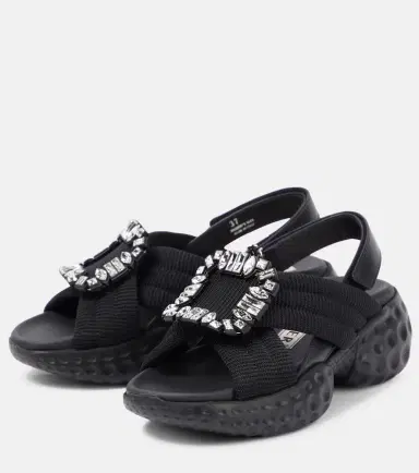 Roger Vivier Viv' Run embellished sandals | Thumbnail 3 Roger Vivier Viv' Run embellished sandals | Thumbnail 3