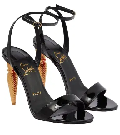 Christian Louboutin Lipqueen 100 patent leather sandals | Thumbnail 1 Christian Louboutin Lipqueen 100 patent leather sandals | Thumbnail 1
