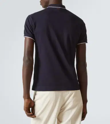 Zegna Cotton-blend polo shirt | Thumbnail 2 Zegna Cotton-blend polo shirt | Thumbnail 2
