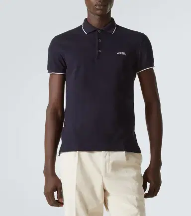Zegna Cotton-blend polo shirt | Thumbnail 5 Zegna Cotton-blend polo shirt | Thumbnail 5