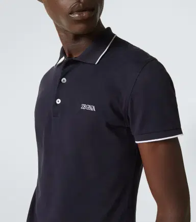 Zegna Cotton-blend polo shirt | Thumbnail 6 Zegna Cotton-blend polo shirt | Thumbnail 6
