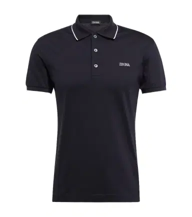 Zegna Cotton-blend polo shirt | Thumbnail 1 Zegna Cotton-blend polo shirt | Thumbnail 1