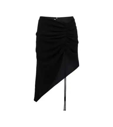 Mônot Mônot Asymmetric crêpe midi skirt | Thumbnail 1 Mônot Mônot Asymmetric crêpe midi skirt | Thumbnail 1