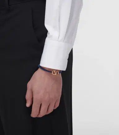 Valentino Garavani VLogo Signature leather bracelet | Thumbnail 2 Valentino Garavani VLogo Signature leather bracelet | Thumbnail 2