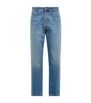 Valentino Rockstud cotton denim jeans | Thumbnail 1 Valentino Rockstud cotton denim jeans | Thumbnail 1