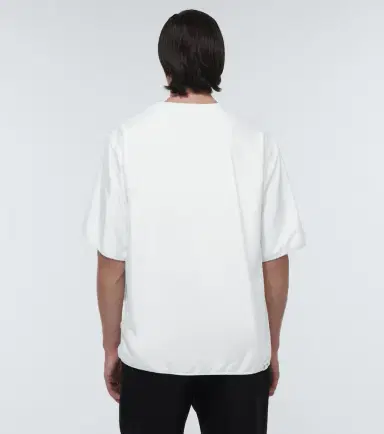 Jil Sander Blouson silk blend T-shirt | Thumbnail 3 Jil Sander Blouson silk blend T-shirt | Thumbnail 3