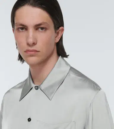 Jil Sander Shirt 36 satin bowling shirt | Thumbnail 3 Jil Sander Shirt 36 satin bowling shirt | Thumbnail 3