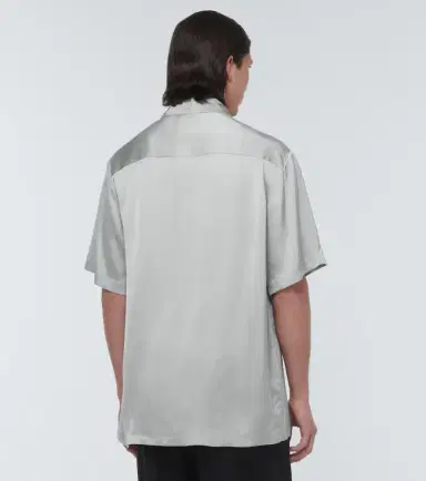 Jil Sander Shirt 36 satin bowling shirt | Thumbnail 6 Jil Sander Shirt 36 satin bowling shirt | Thumbnail 6
