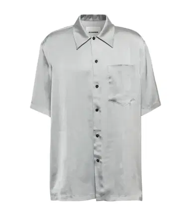Jil Sander Shirt 36 satin bowling shirt | Thumbnail 1 Jil Sander Shirt 36 satin bowling shirt | Thumbnail 1