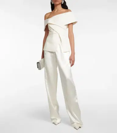 Danielle Frankel Miriam silk and wool pants | Thumbnail 2 Danielle Frankel Miriam silk and wool pants | Thumbnail 2