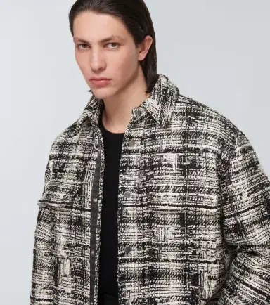 Amiri Tweed blouson jacket | Thumbnail 3 Amiri Tweed blouson jacket | Thumbnail 3