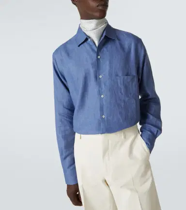 Loro Piana André linen shirt | Thumbnail 3 Loro Piana André linen shirt | Thumbnail 3