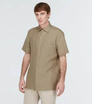 Loro Piana André linen bowling shirt | Thumbnail 4 Loro Piana André linen bowling shirt | Thumbnail 4