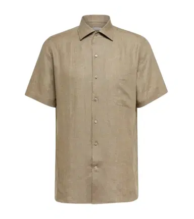 Loro Piana André linen bowling shirt | Thumbnail 1 Loro Piana André linen bowling shirt | Thumbnail 1