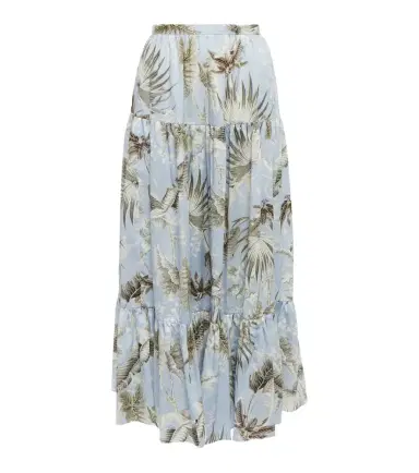 Erdem Olympia printed cotton midi skirt | Thumbnail 1 Erdem Olympia printed cotton midi skirt | Thumbnail 1