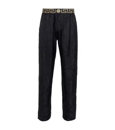 Versace Barocco silk twill pajama bottoms | Thumbnail 1 Versace Barocco silk twill pajama bottoms | Thumbnail 1