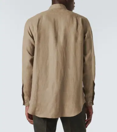 Loro Piana André linen shirt | Thumbnail 4 Loro Piana André linen shirt | Thumbnail 4
