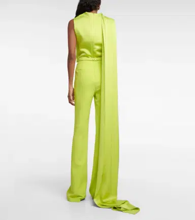Safiyaa Cara crêpe jumpsuit | Thumbnail 2 Safiyaa Cara crêpe jumpsuit | Thumbnail 2