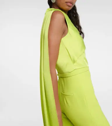 Safiyaa Cara crêpe jumpsuit | Thumbnail 3 Safiyaa Cara crêpe jumpsuit | Thumbnail 3