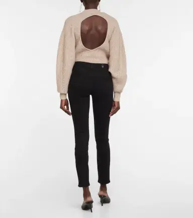 7 For All Mankind Roxanne mid-rise skinny jeans | Thumbnail 6 7 For All Mankind Roxanne mid-rise skinny jeans | Thumbnail 6