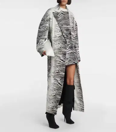 The Attico Oversized cotton-blend coat | Thumbnail 3 The Attico Oversized cotton-blend coat | Thumbnail 3