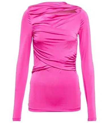 Victoria Beckham Jersey wrap top | Thumbnail 1 Victoria Beckham Jersey wrap top | Thumbnail 1