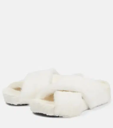 Jil Sander Shearling sandals | Thumbnail 3 Jil Sander Shearling sandals | Thumbnail 3