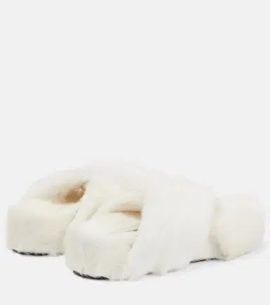 Jil Sander Shearling sandals | Thumbnail 4 Jil Sander Shearling sandals | Thumbnail 4