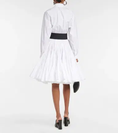 Alaïa Alaïa Belted cotton poplin shirt | Thumbnail 5 Alaïa Alaïa Belted cotton poplin shirt | Thumbnail 5