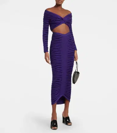 Alaïa Alaïa Off-shoulder cinched top | Thumbnail 5 Alaïa Alaïa Off-shoulder cinched top | Thumbnail 5