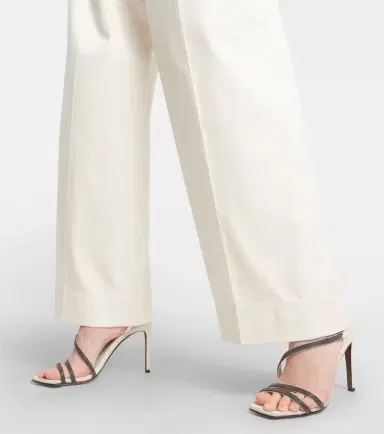Brunello Cucinelli Embellished leather sandals | Thumbnail 2 Brunello Cucinelli Embellished leather sandals | Thumbnail 2
