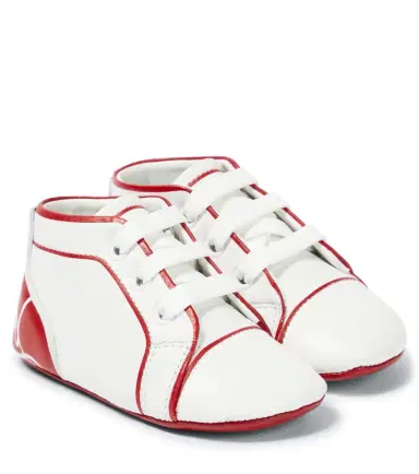 Christian Louboutin Kids Baby Funnyto leather sneakers | Thumbnail 1 Christian Louboutin Kids Baby Funnyto leather sneakers | Thumbnail 1