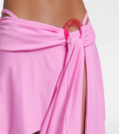 The Attico Asymmetric lycra miniskirt | Thumbnail 4 The Attico Asymmetric lycra miniskirt | Thumbnail 4