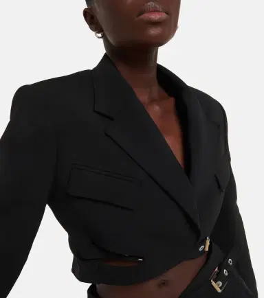 Dion Lee Interlock belted cropped blazer | Thumbnail 5 Dion Lee Interlock belted cropped blazer | Thumbnail 5