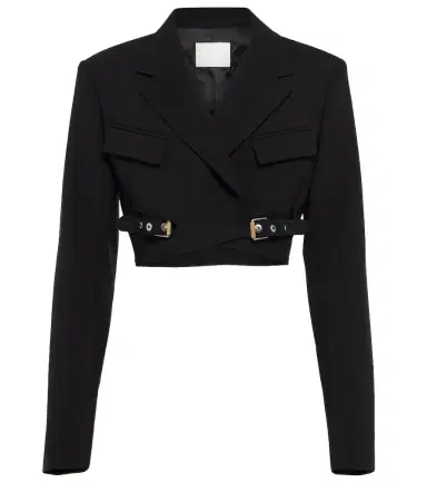 Dion Lee Interlock belted cropped blazer | Thumbnail 1 Dion Lee Interlock belted cropped blazer | Thumbnail 1